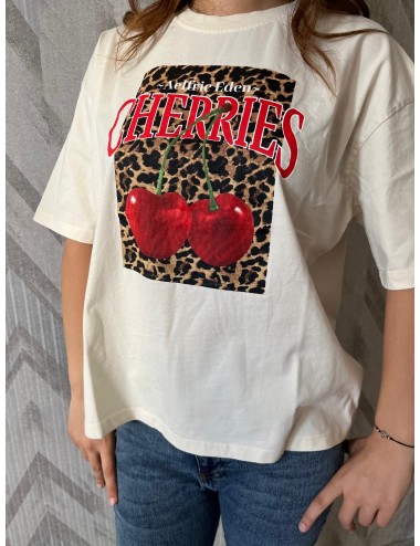 Leopar Detaylı Tişört 