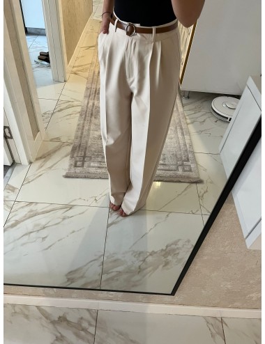 Bej Palazzo Pantolon