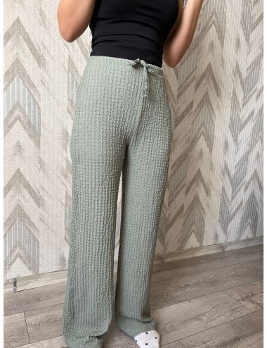 Haki Gofre Pantolon 